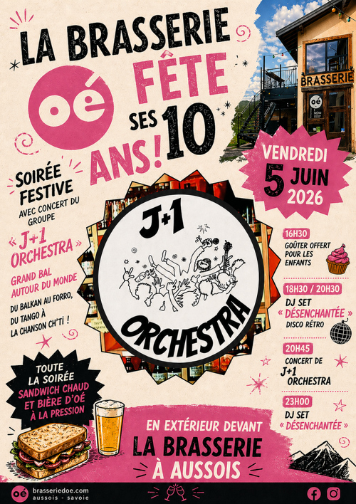 La Brasserie d'Oé fête ses 10 ans !