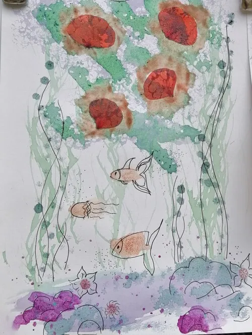 Animation Using Vegetable Inks