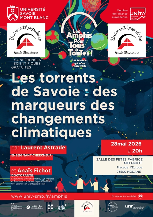 Conférence : Les torrents de Savoie - des marqueurs des changements climatiques