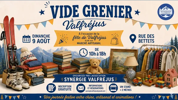 Vide-grenier de la Fête de Valfréjus - Ass. Synergie