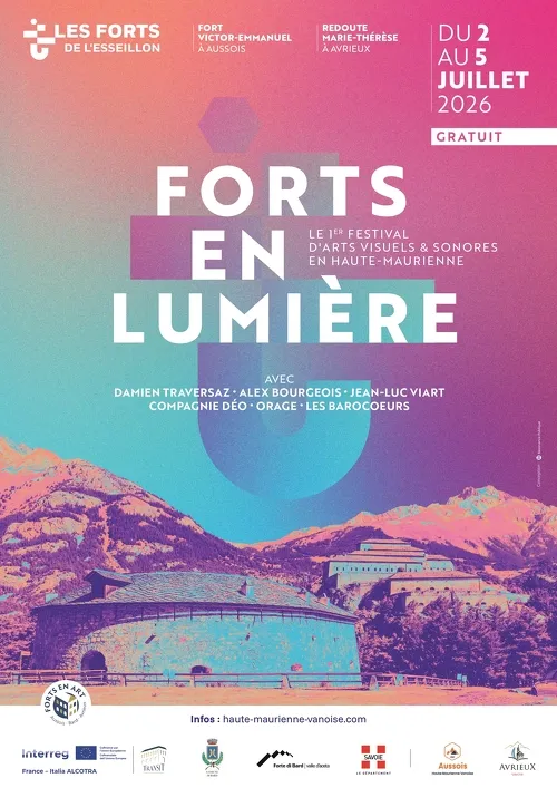Mapping vidéo  - "Cosmophoria" - Festival Forts en Lumière