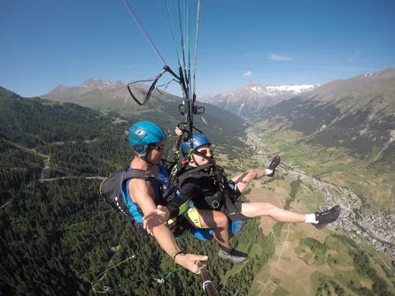 Tandem Paragliding Flight
