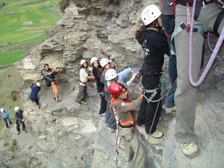 Sortie via ferrata avec un guide