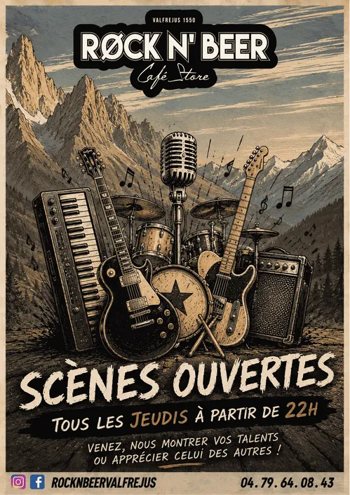 SCENE OUVERTE AU BAR LE ROCK N' BEER