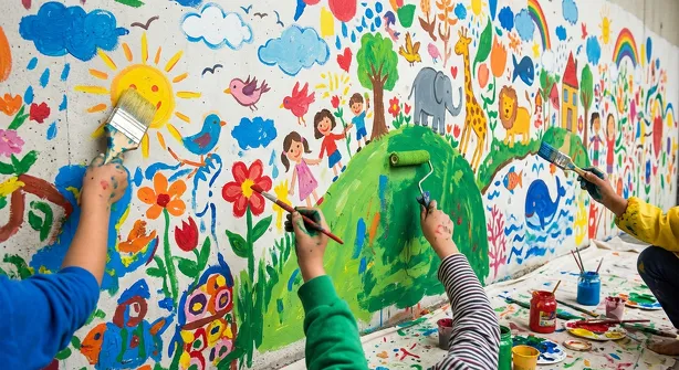 Atelier Fresque Géante - Festival Les Petits Sourires