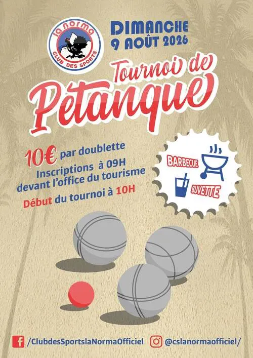 Tournoi de pétanque