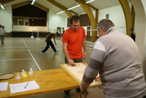 Badminton in pingpongsessies