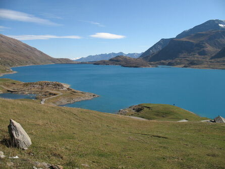 La retenue du Mont-Cenis