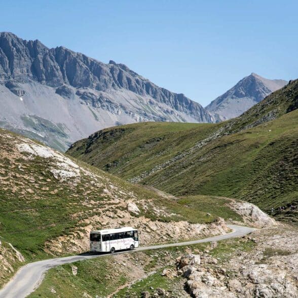 Se déplacer de la gare à votre station ou entre stations en Haute Maurienne Vanoise