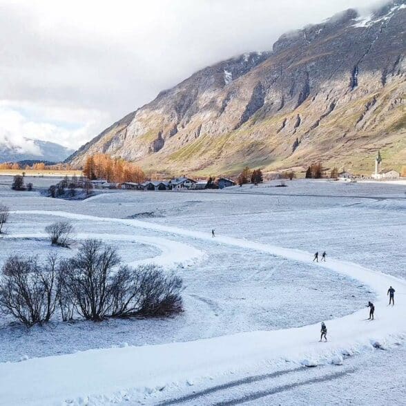 Back to cross-country skiing in November