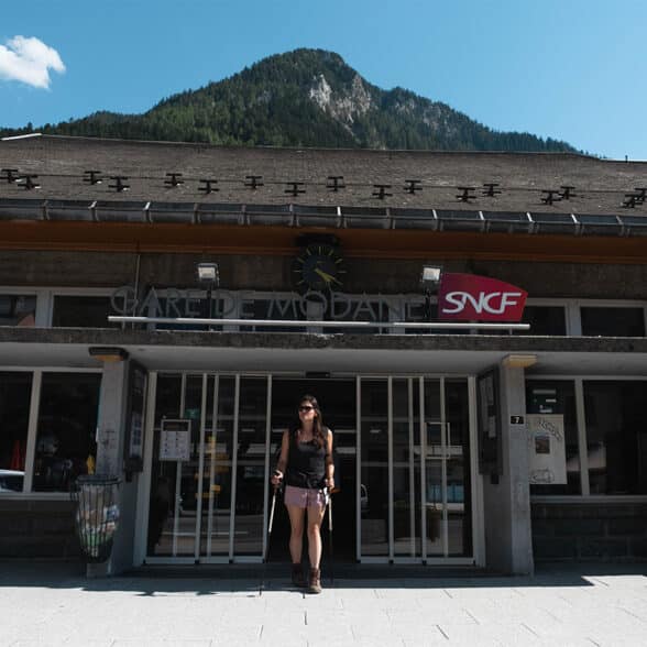 Le Tour des Glaciers de la Vanoise, départ de la gare de Modane