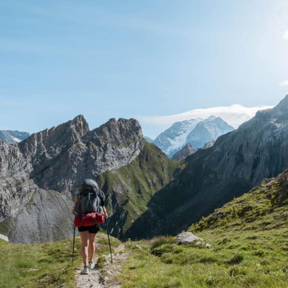 Le Tour des Glaciers de la Vanoise, le col du grand Marchet