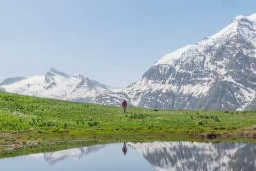 Randonnée à pied, lac de montagne, alpage de la Buffaz, Arbéron, Bessans, Haute Maurienne Vanoise