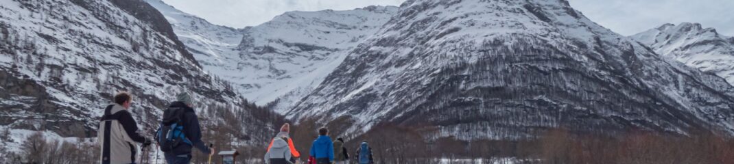 Snowshoeing in Bessans: mountain landscapes and wildlife