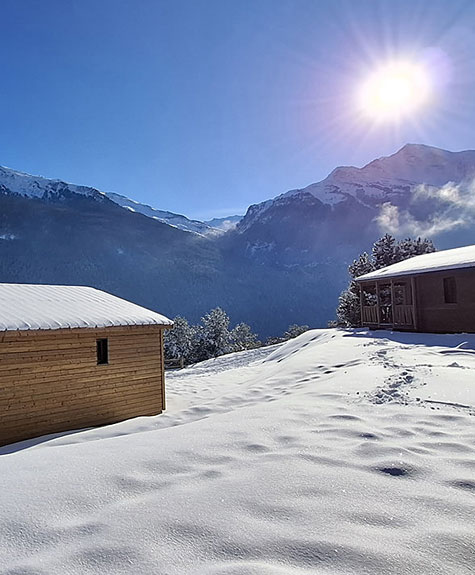Actu et bons plans homepage : Offre "votre chalet au ski à Aussois"