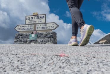 Borne sommet col de l'Iseran, 2770 mètres, plus haut col routier d'Europe, Bonneval sur Arc