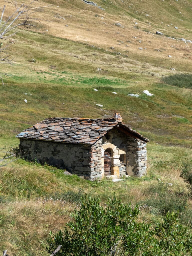 Chapelle Saint Barthelemy, vallon de la Lenta, Bonneval sur Arc, col de l'Iseran