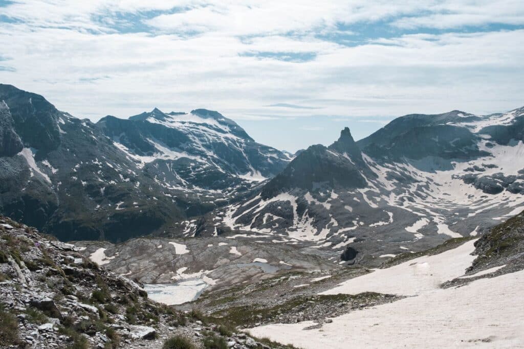 Tour de la roche d'Etache à Val Cenis : les glaciers