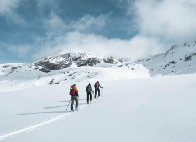 Ski de randonnée avec un guide de haute montagne
