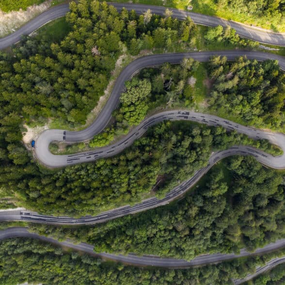 Valfréjus : montée de Valfréjus