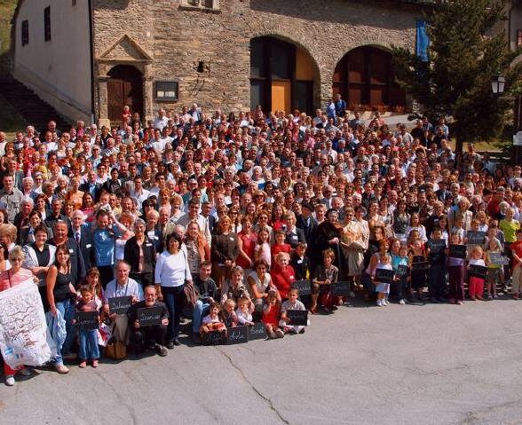 Rencontre à Lanslebourg en juin 2005 cousins Amérique latine