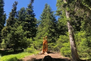 Sculpture by Serge Couvert on the Aussois Sculpture Trail