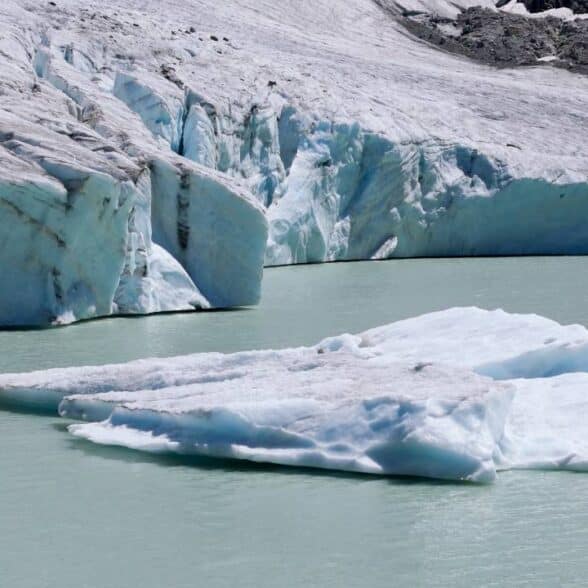 Vue sur le glacier du Grand Méan