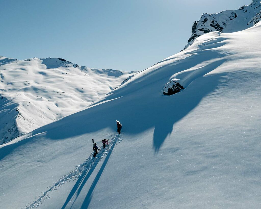 Ski touring in Valfréjus