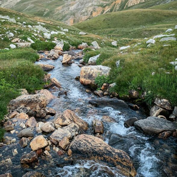 Ruisseau à Valfréjus