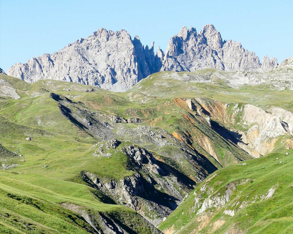 La vallée étroite à Valfréjus