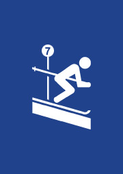 Pictogram of ski area map Valfréjus