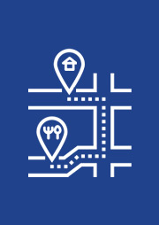 Pictogram Plan dorp-station à Valfréjus