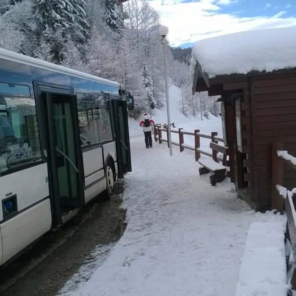 Winter transport, internal shuttle