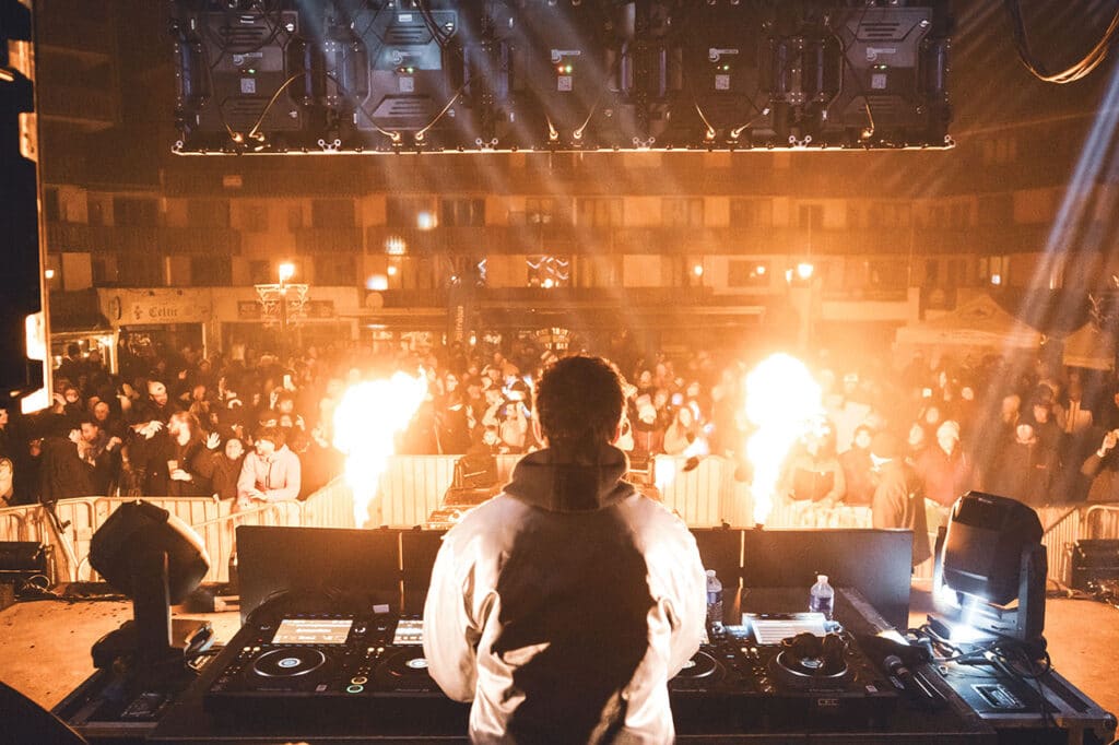 Vertical Music Experience, Valfréjus, soirée éléctro gratuite en station de ski