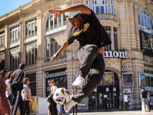 Freestyle Football, Festival OUF Valfréjus, culture urbaine en montagne