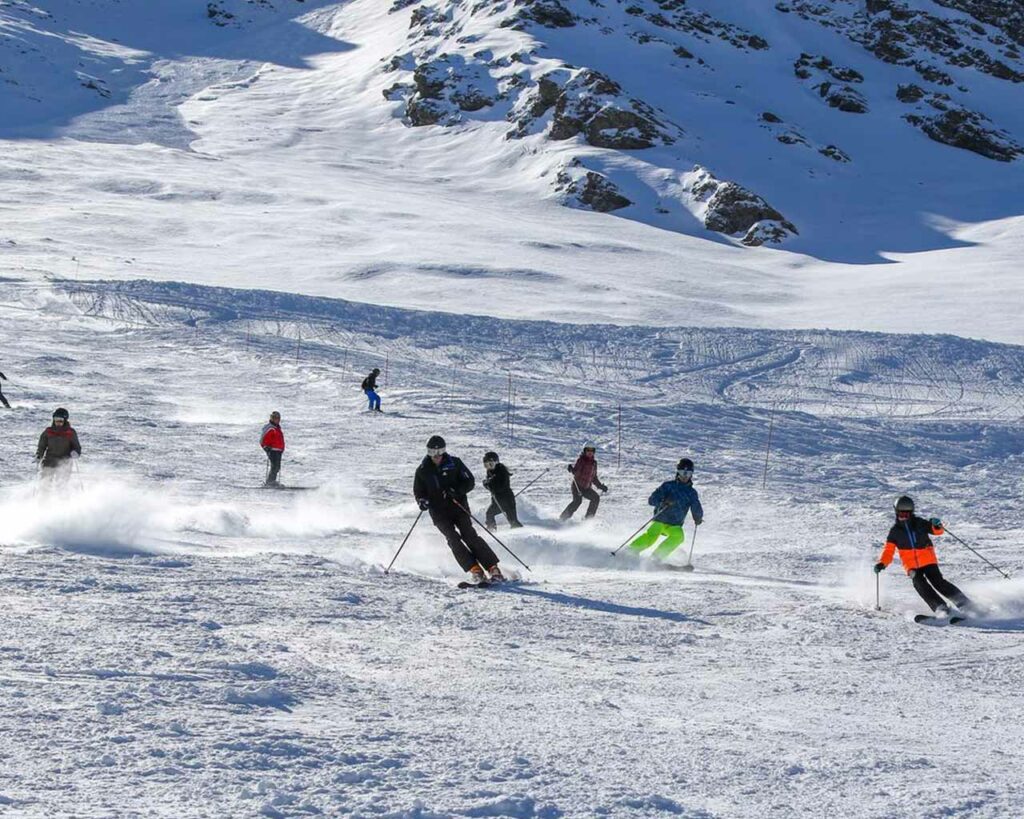 Alpine ski area of La Norma