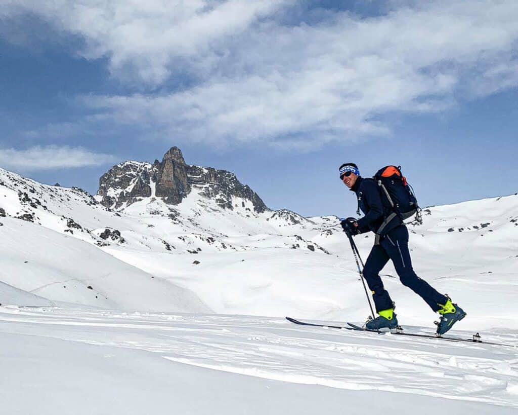 Ski touring in La Norma