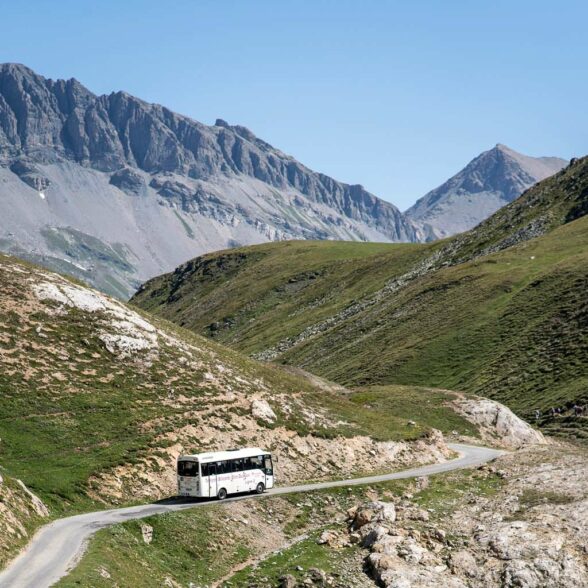 Se déplacer de la gare à votre station ou entre stations en Haute Maurienne Vanoise