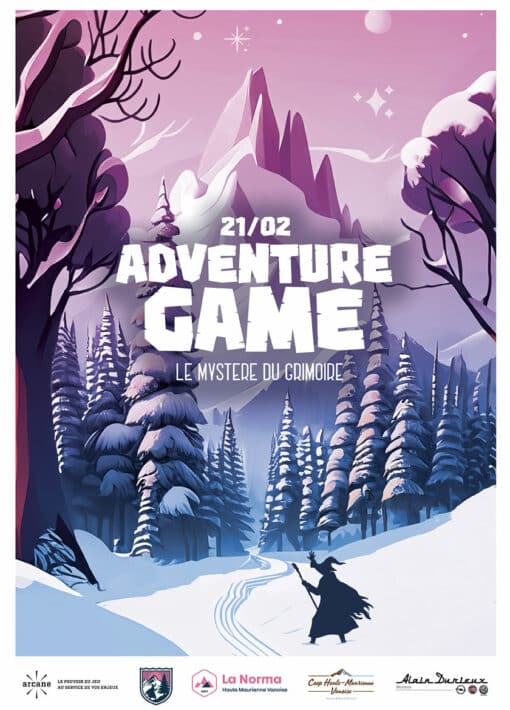 Adventure Game - Edition 2: Le Mystère du Grimoire, a new way to challenge yourself on the slopes