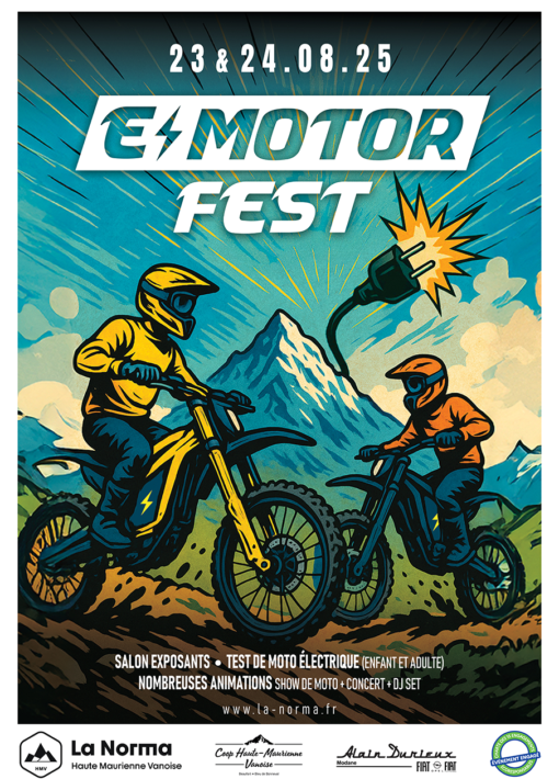 Affiche eMotor Fest à La Norma