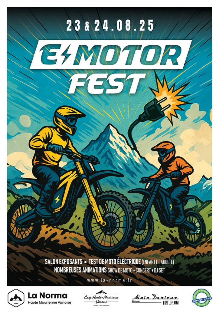 Affiche eMotor Fest à La Norma