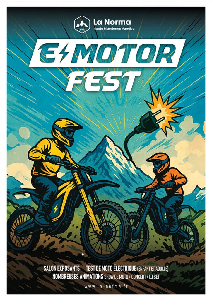 Affiche générique eMotor Fest à La Norma