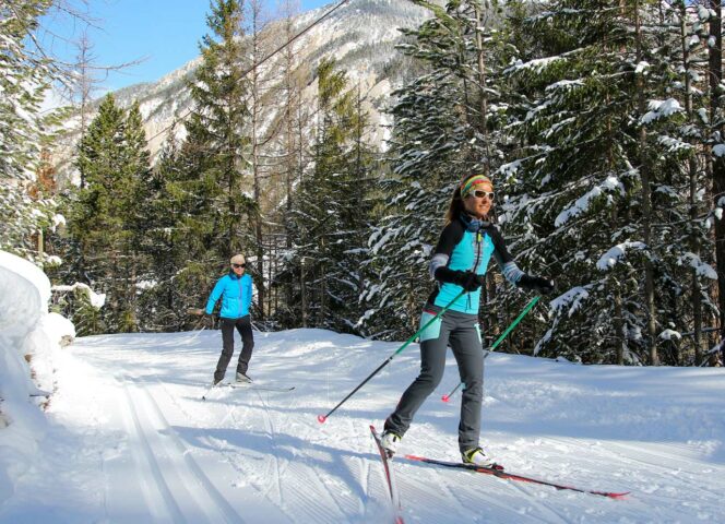 Le domaine skiable nordique d’Aussois-Val Cenis Sardières est un vrai régal pour les fondus de glisse