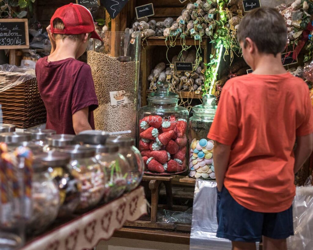 Shopkeepers atAussois are said to have a warm welcome... Come in and see for yourself!