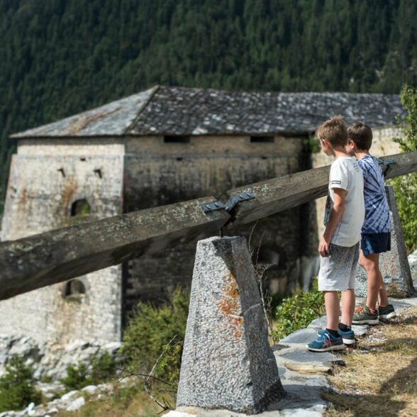 Barrière de l'Esseillon, Fort Victor-Emmanuel, Aussois, balade en famille à la découverte du patrimoine