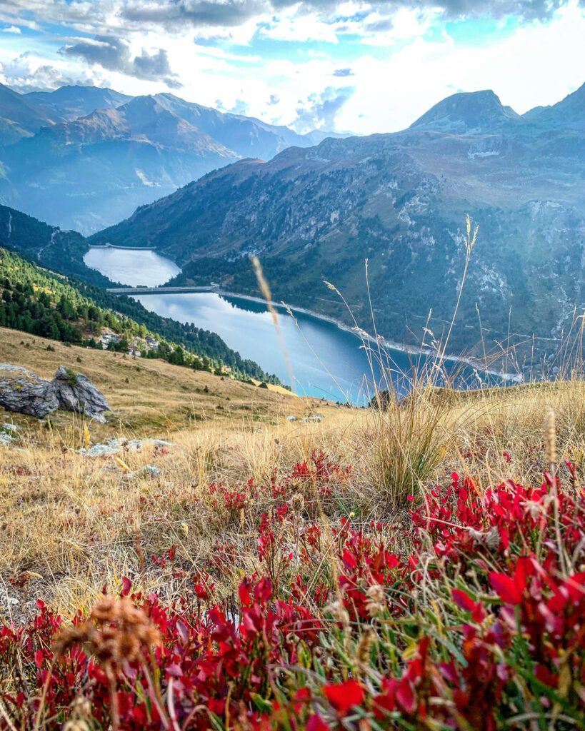 Aussois en automne, lacs de Plan d'Amont et de Plan d'Aval, Haute Maurienne Vanoise, Parc national de la Vanoise