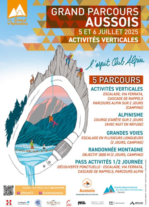 Affiche Grand parcours Aussois 2025