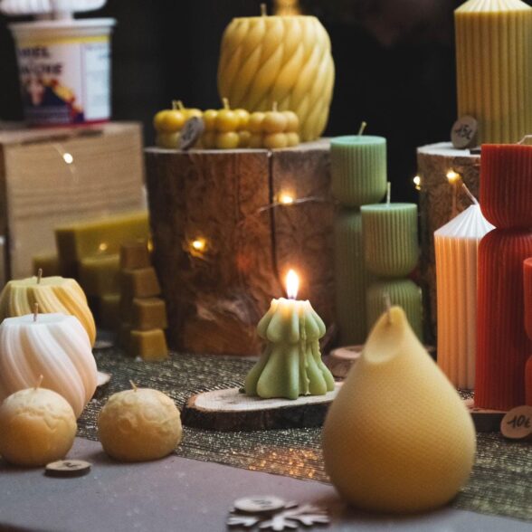 Marché de Noel, Aussois, station de ski, Noel sur les pistes