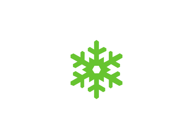 Green Snowflake