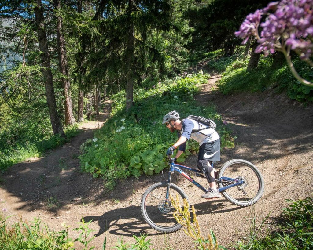 Mountain bike trails in Val Cenis